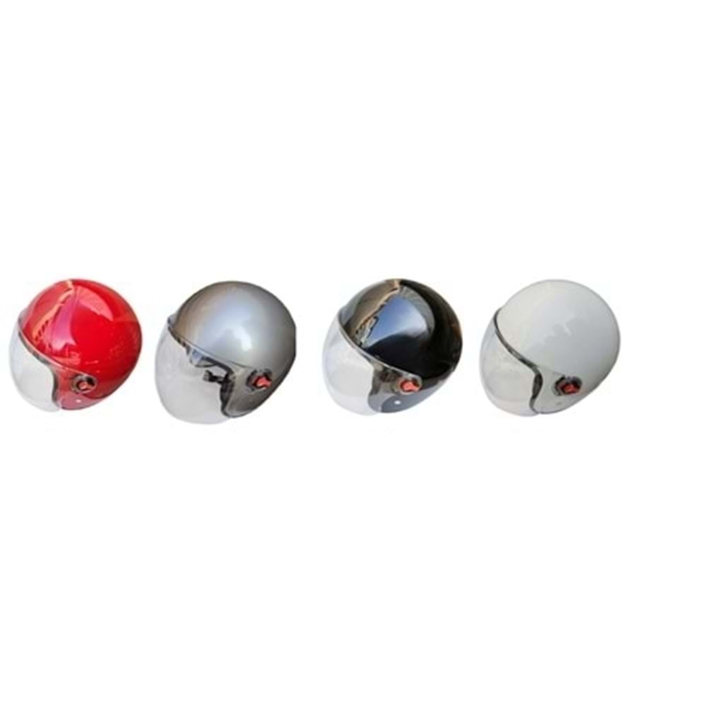 KASK ÇENESİZ PEMBE-SİYAH-BEYAZ-GRİ-MAVİ-KIRMIZI