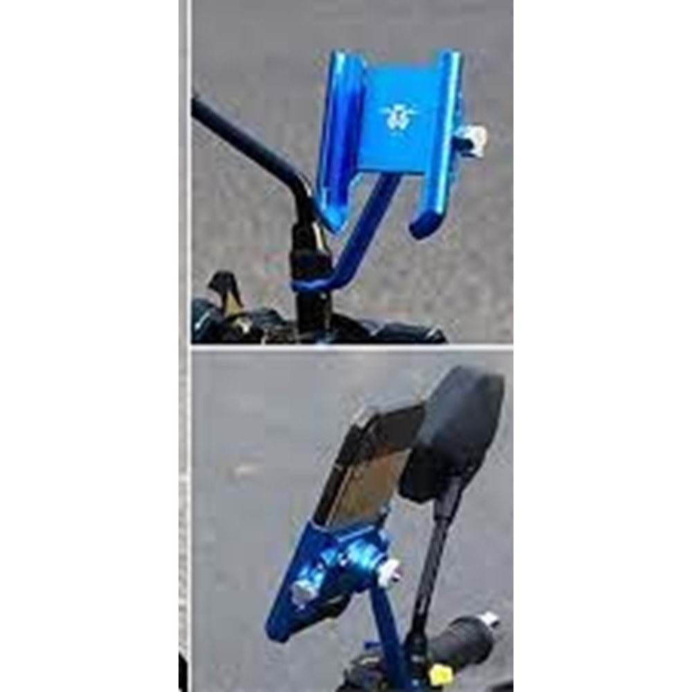 TELEFON TUTUCU 001 MAVİ DEMİR