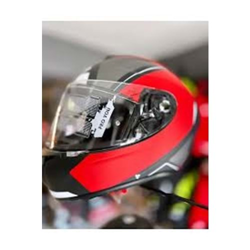 KASK PRO YOU KIRMIZI GRİ (NET FİYAT)