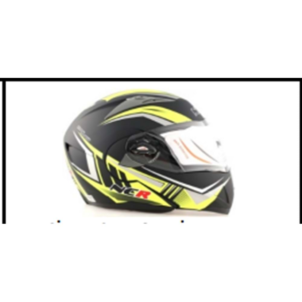 KASK ÇENE AÇILIR NCR-162 SARI (NET FİYAT)