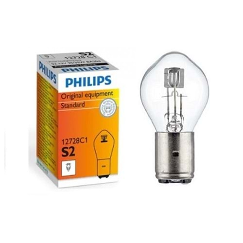 PHILIPS S2 35/35W MOTOSİKLET BOSCH TİP FAR AMPULÜ