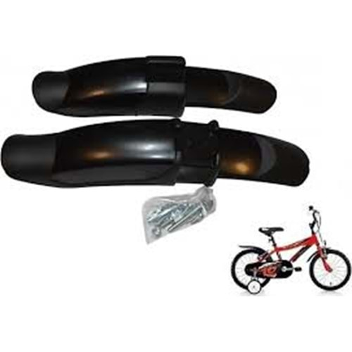 16/20 PLASTİK ÇAMURLUK SİYAH BMX