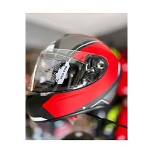 KASK PRO YOU KIRMIZI GRİ (NET FİYAT)